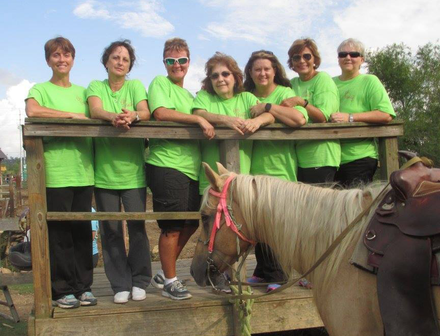 womens horseback riding group